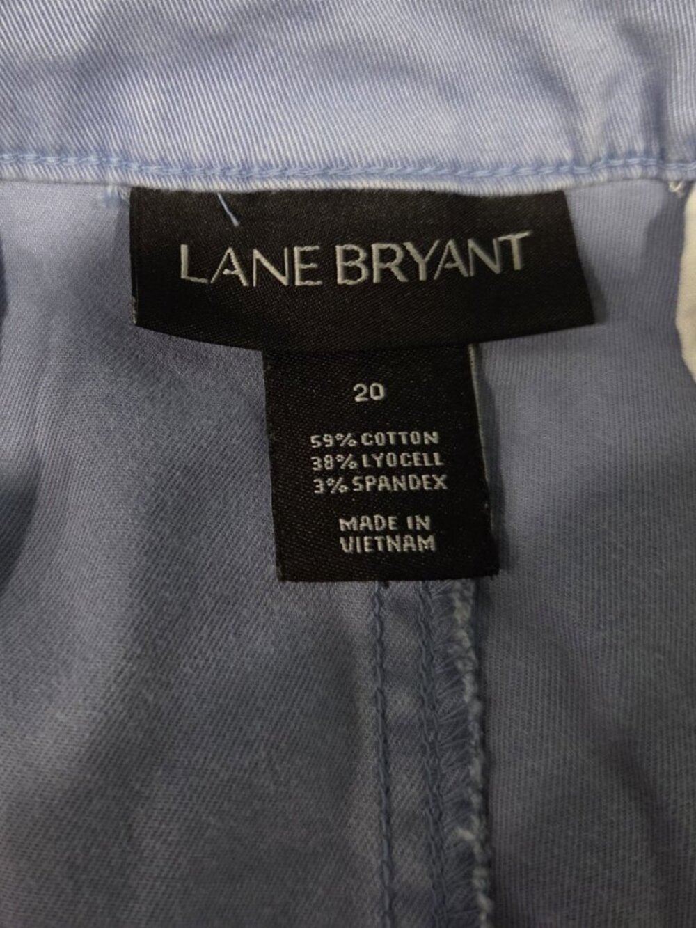Lane Bryant Light Blue Stretch Boyfriend Pants Size 20 - Picture 5 of 6